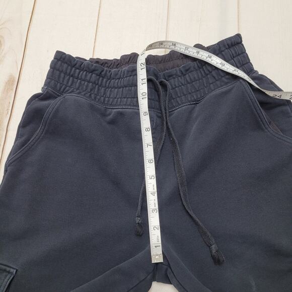 Fabletics high rise black cargo utility joggers tapered sweatpants - Picture 5 of 9